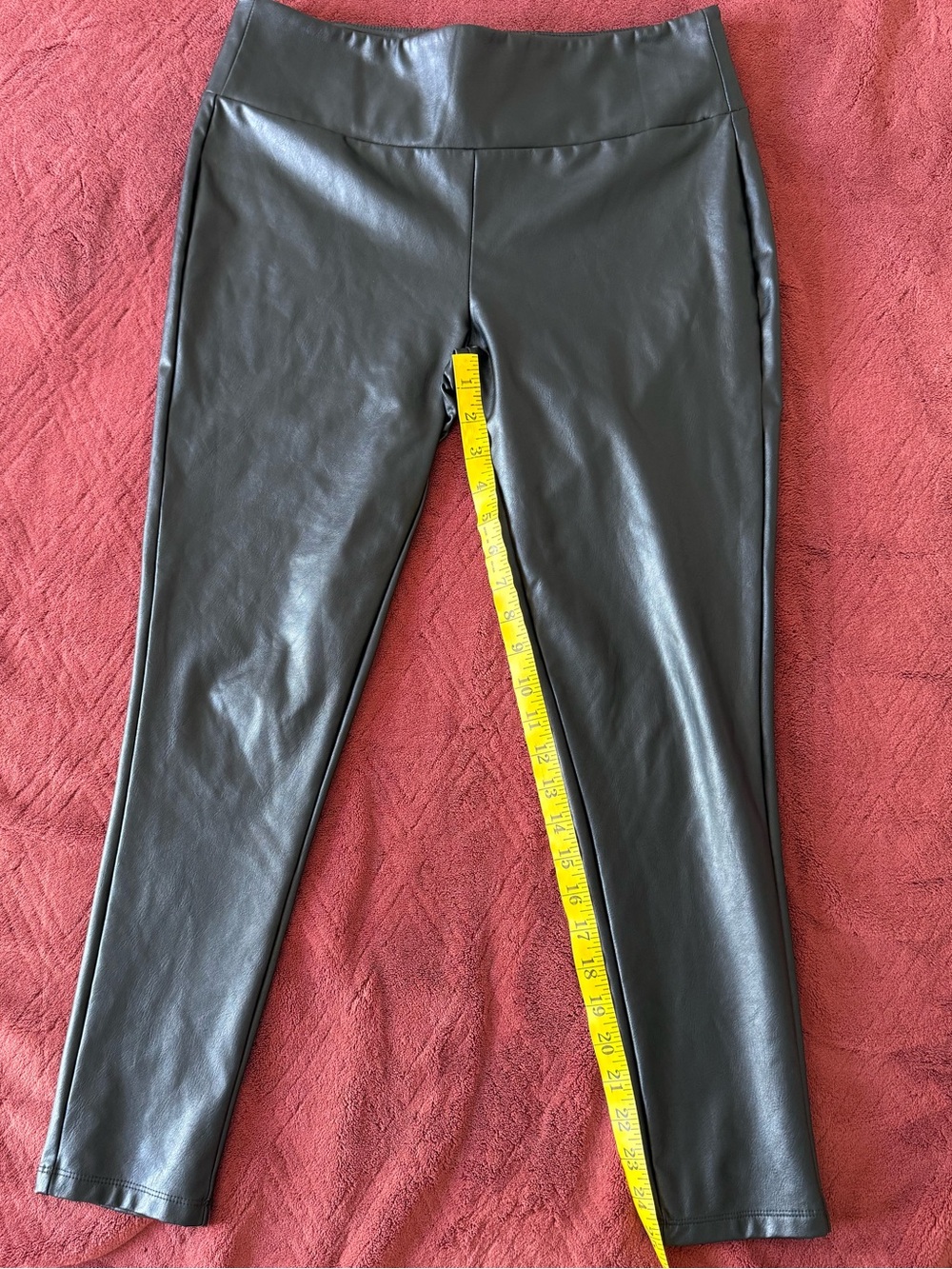 Kendall & Kylie Girls Black Faux Leather Leggings